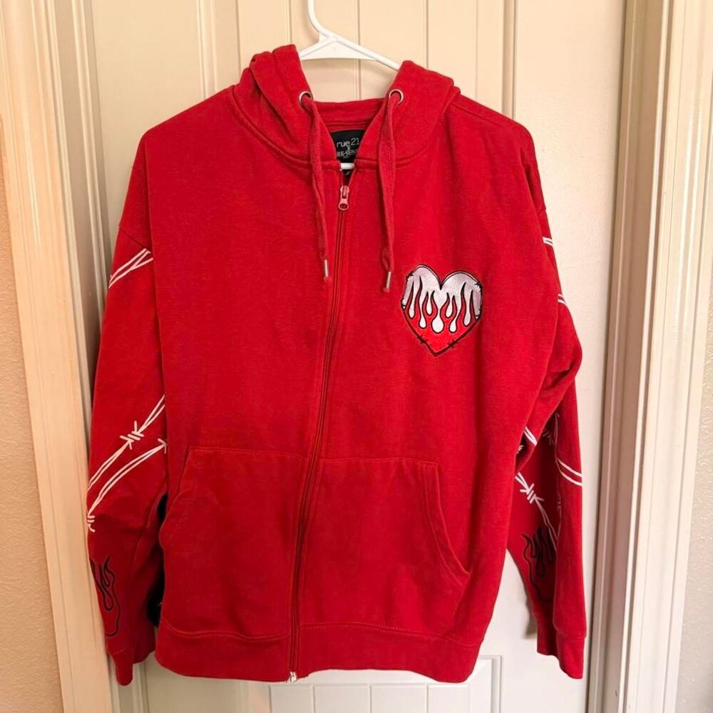 Rue-21 Women's Red Hoodie